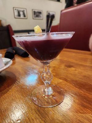 Lemon blueberry martini