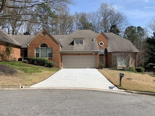 Driveway Replacement in Sandy Springs.