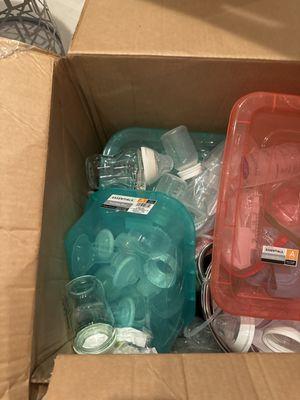 Glass baby bottles just thrown into box. Not wrapped at all!!!