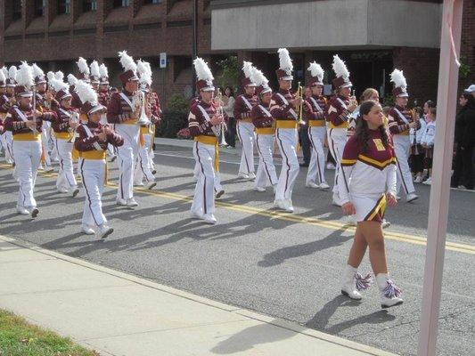 Harrison High School Marching band at It's Great to Live in Harrison Day