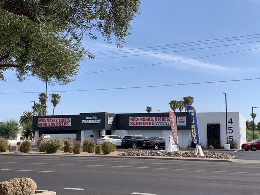 NE of Mesa Dr. and University.