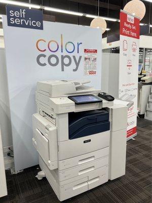 Self service copy and print