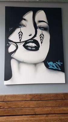 Dope artwork on the walls