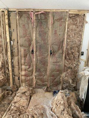 Remove and replace insulation