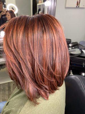 Beautiful Red with dimensional highlighting