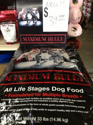 There newest Bully/ Bulldog all life stage dog food is found here for 39.95$