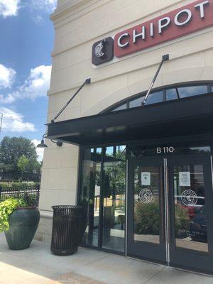 Chipotle Entrance