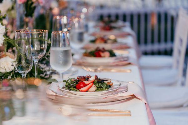 Delicious Meals at a delightful table