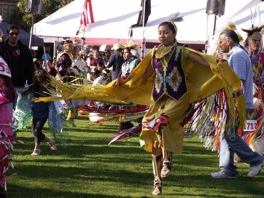 Fancy shawl dancing