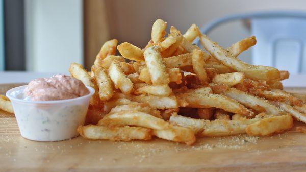 Once you try our house fries with our custom blended sauces, you'll never want fries from anywhere else ever again!