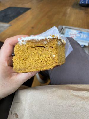 Pumpkin Loaf was excellent.