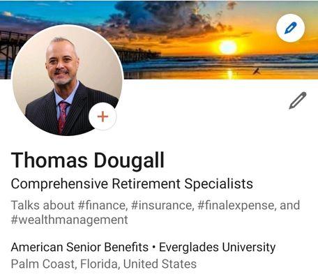 Medicare, long-term care, life, final expense.  Financial advisor.