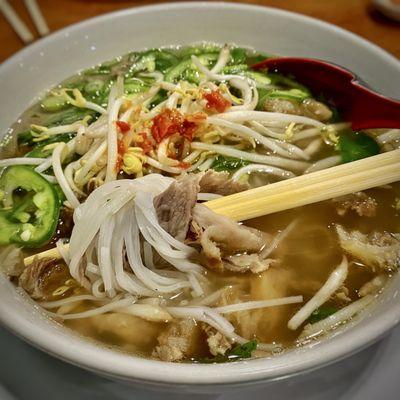 Pho w/ brisket and double tendon