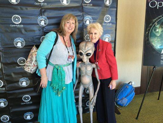 The iNternational UFO Congress with Fellow Hypnotherapist Barbara Lamb