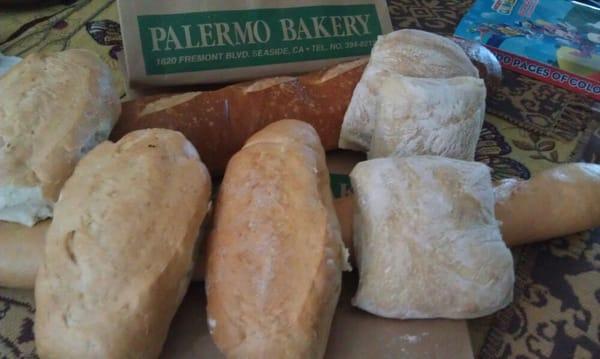 Assortment of breads