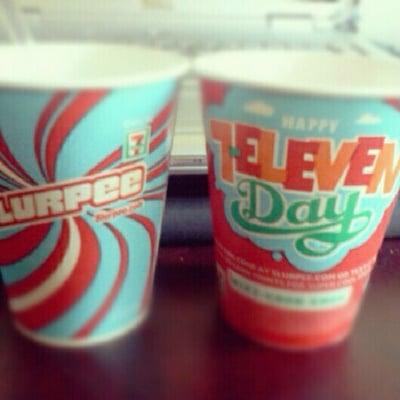 got our free slurpee!p