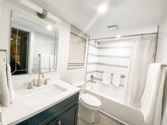 Fully renovated bathroom