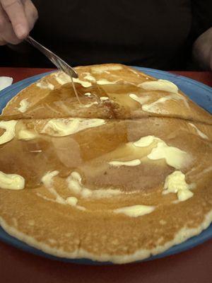 Stuffed Blueberry pancakes