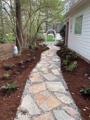 Garden and Walkway Installation