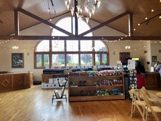 Inside the tasting room