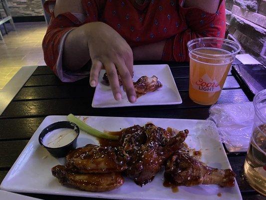 Teriyaki wings...simply great