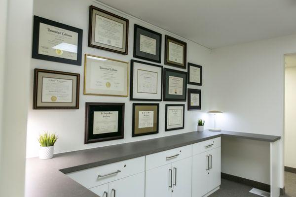 Diploma Wall