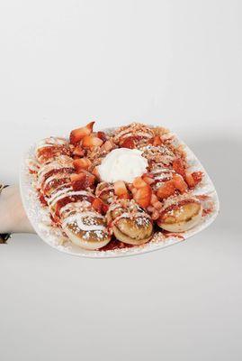 Strawberry shortcake stacks