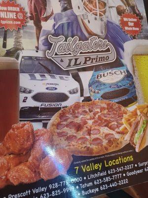 Tailgaters Sports Grill and IL Primo Pizza & Wings