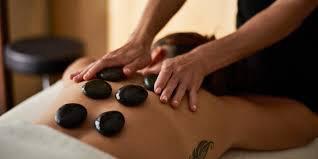 Hot stone therapy is available to add to your massage .  Only 10$ extra .