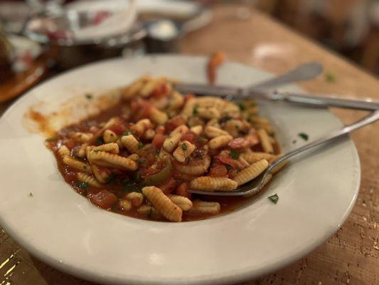 Fresh Homemade Cavatelli.