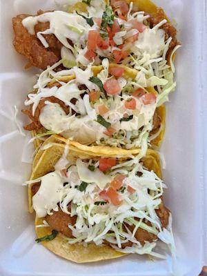 fried fish or baja fish tacos! my fav!