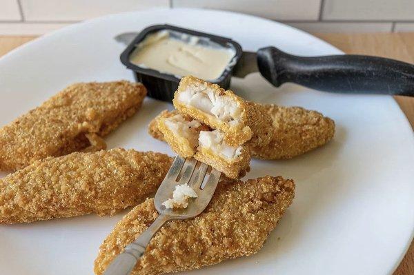 Arby's hush puppy battered fish.