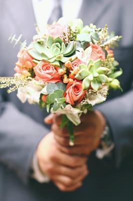 Lovely bridal bouquet!!! My husband and I love it!