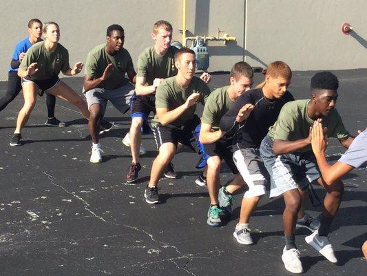 Physical training weekly is available for those who are able to process with the Army in the near future.