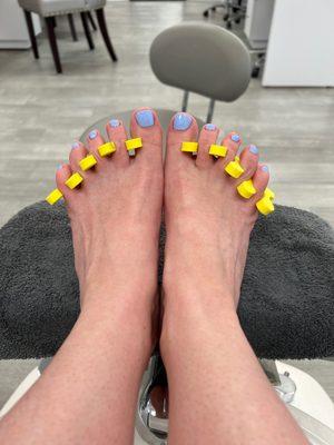 Fresh pedicure