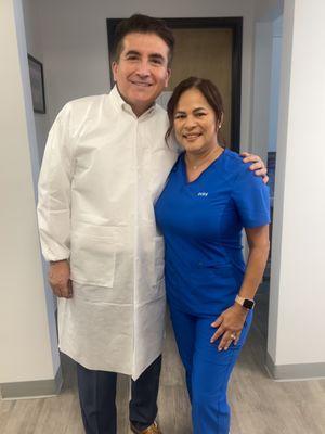 Dr. Gutierrez and me