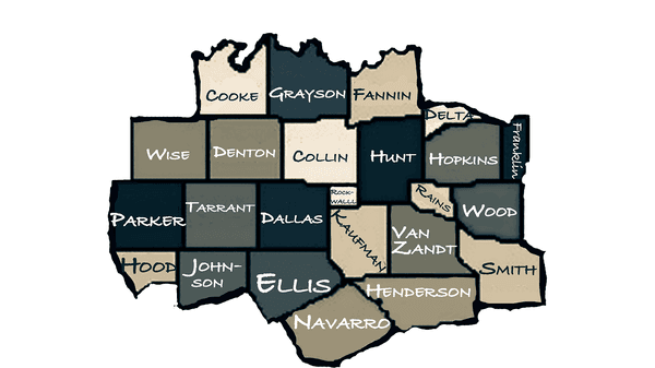 Rhodes Surveying-Counties we survey