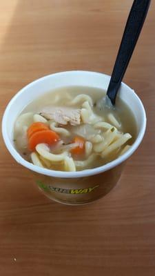 Chicken noodle soup $2.50