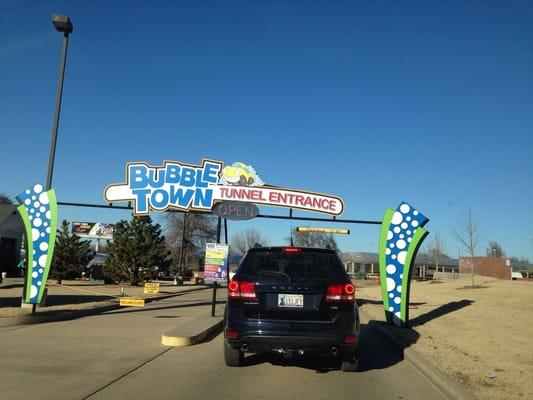 I love this car wash to get the bugs a good scrubbing before you go through