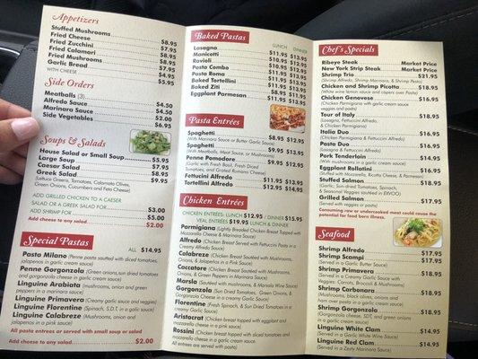 To-Go menu