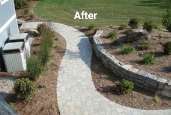 After yard transformation