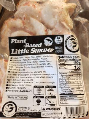 Vegan shrimp $6.99