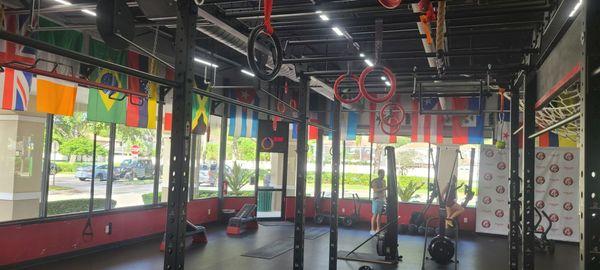 The main area of the gym