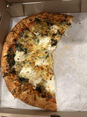 Spinach Ricotta Pizza