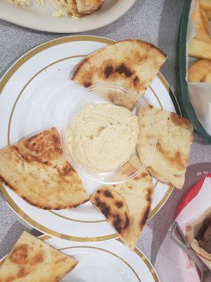 Pita and hummus