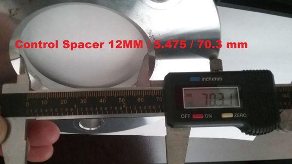 Control Spacer Bore measures 70.31 mm.
 The spec is 70.3