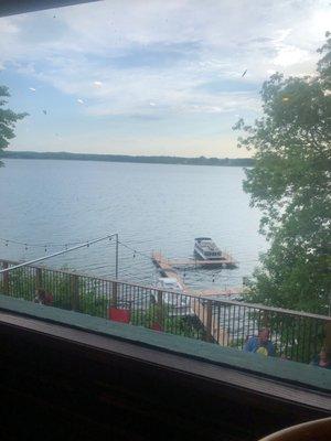 Lake view from Dining Room