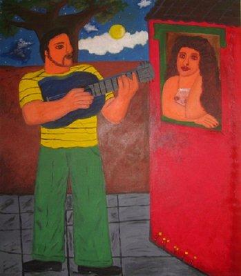 La Serenate 52x50 acrylic canvas @ Francisco Vidal