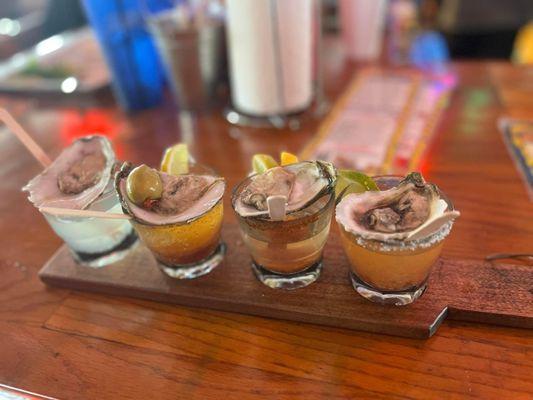 Oyster shooters