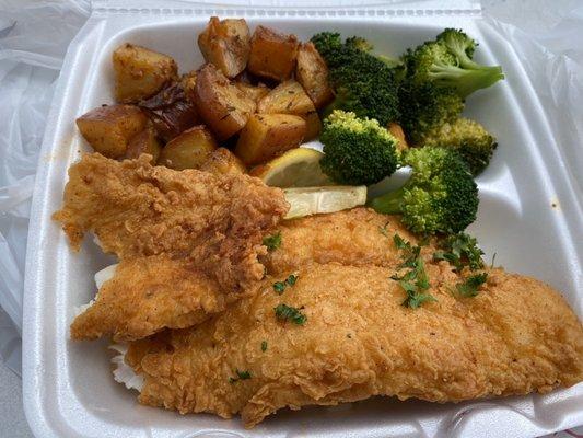 Fried catfish